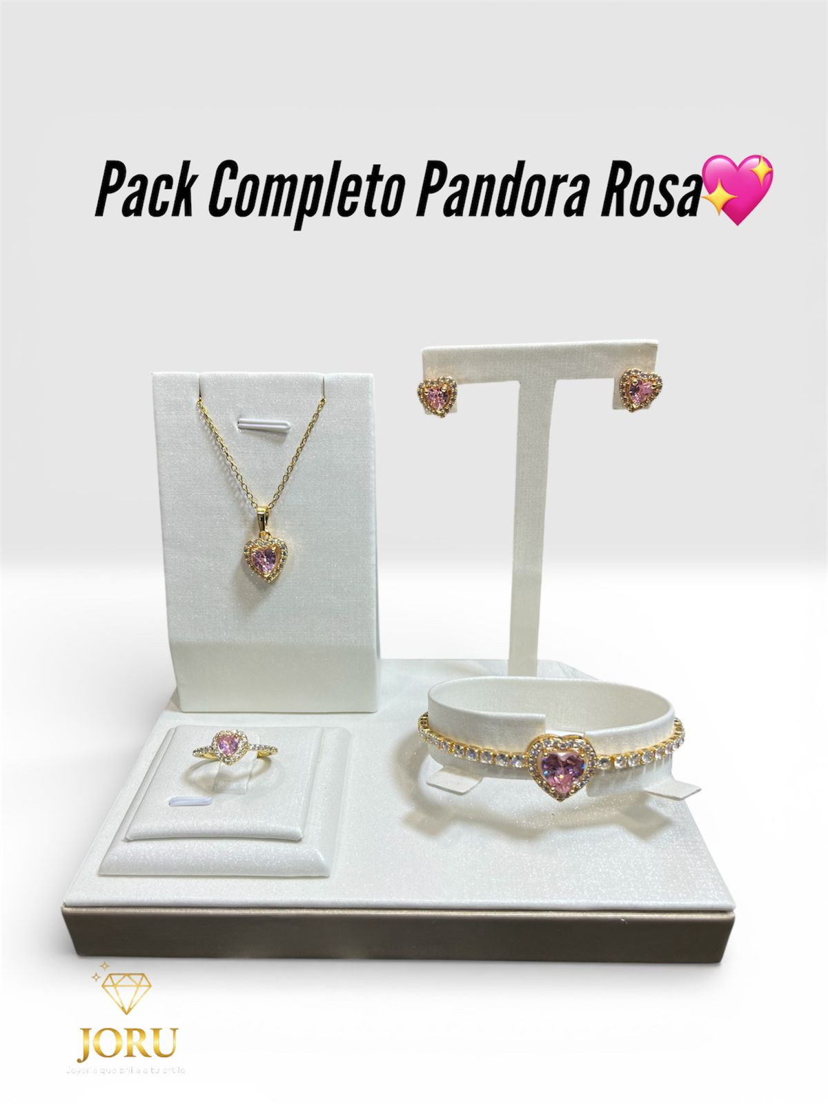 Set Completo Amor Eterno Rosa💖