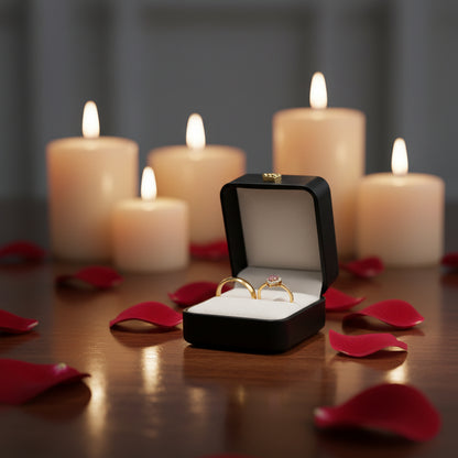 Pack Promesa JORU: Dúo de Anillos + Acta de Promesa